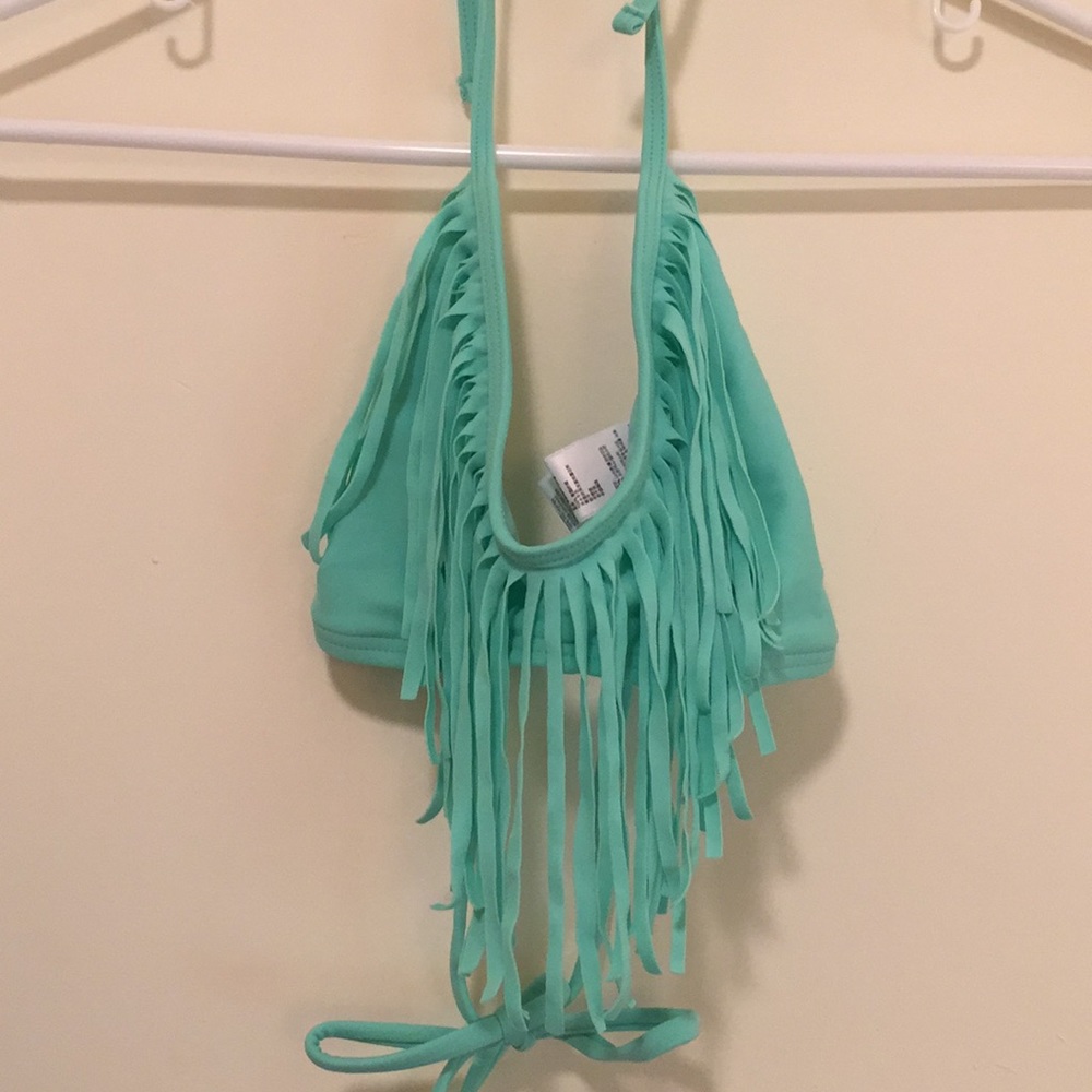 F21 Mint Fringe Bikini NWT - Picture 6 of 8